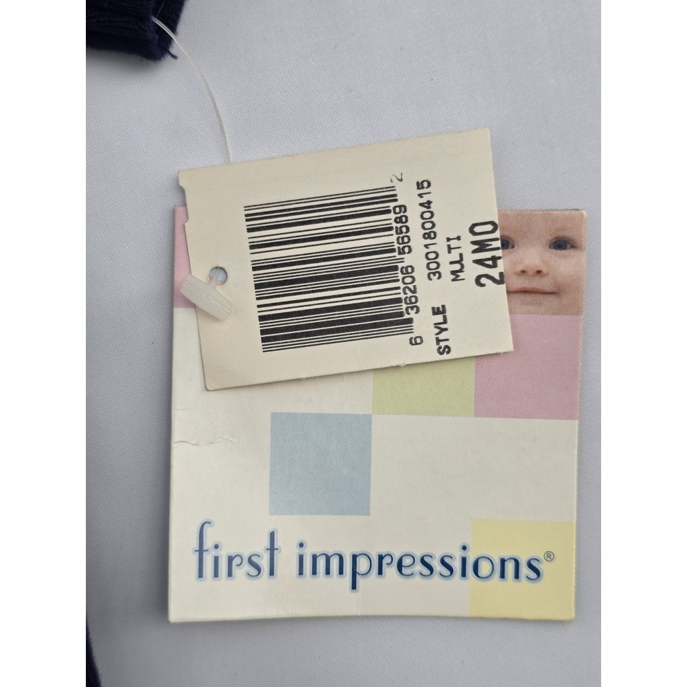 Vintage First Impressions One Piece Romper Baseball Size 24 Months - Picture 4 of 6